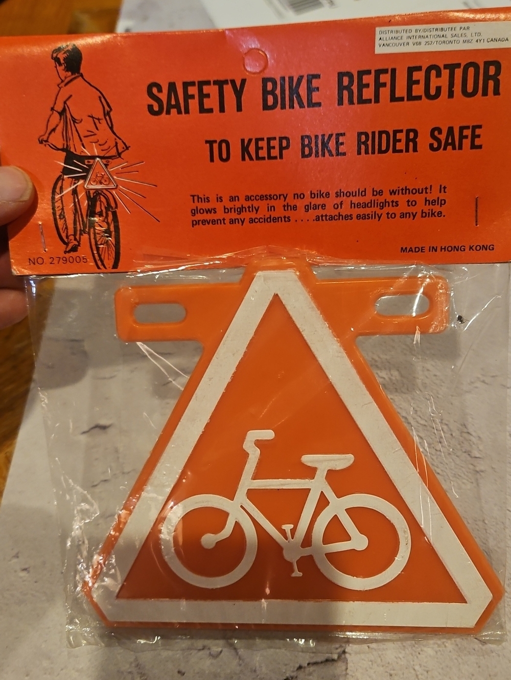 🌟3/$25🌟 Vintage 1970s "Safety Bike Reflector" In Original Packaging